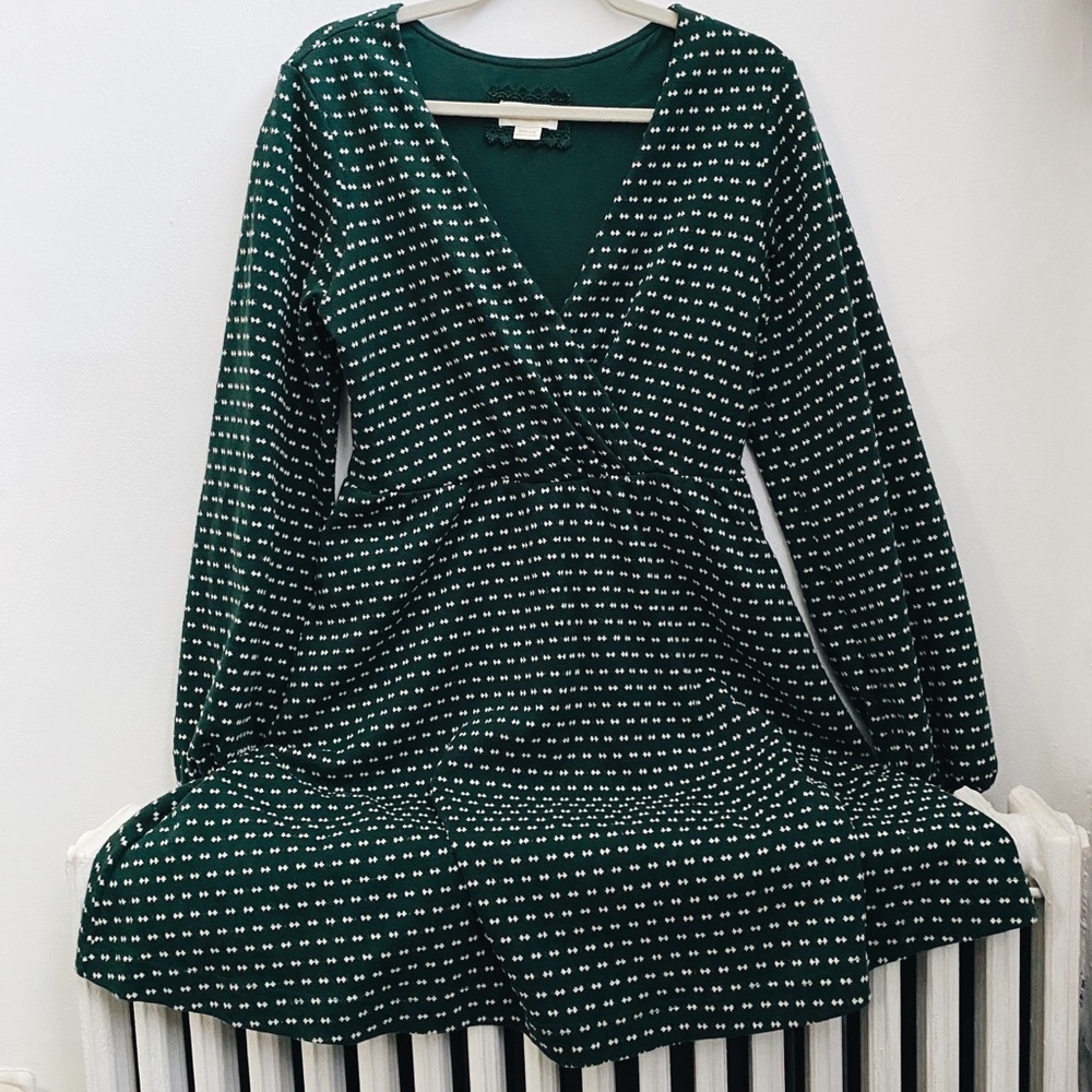 Maeve by Anthropologie Emerald Dress